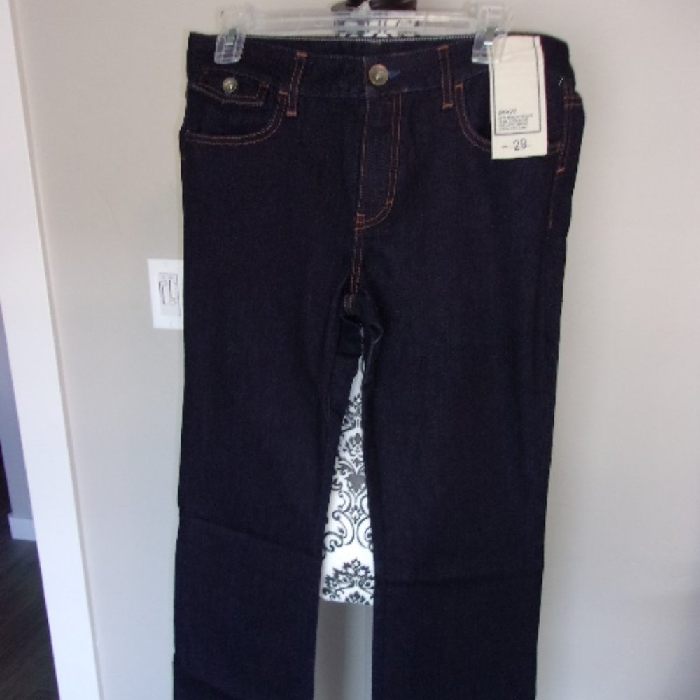 NWT - Banana Republic Jeans, Size 29R, Dark Blue